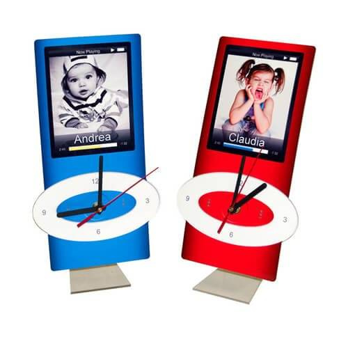 Orologio da terra in MDF - iPod - Trasferimento termico a sublimazione