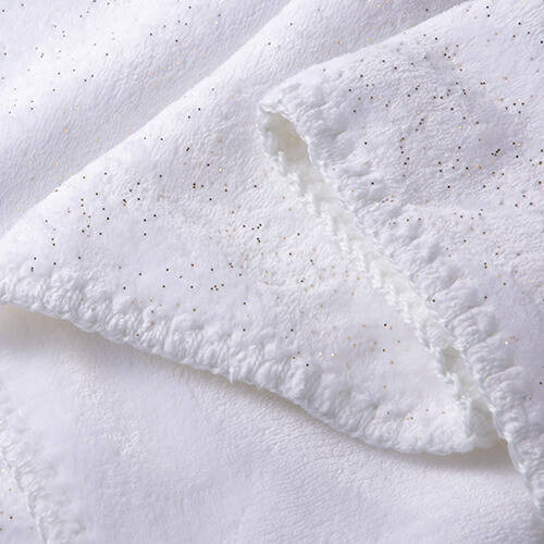 Coperta Minky per sublimazione - glitter oro