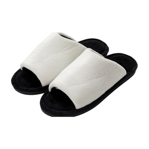 Pantofole per adulti con tomaia lunga per sublimazione - suola nera