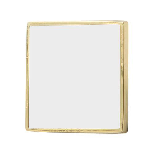 Spille quadrate in oro per sublimazione
