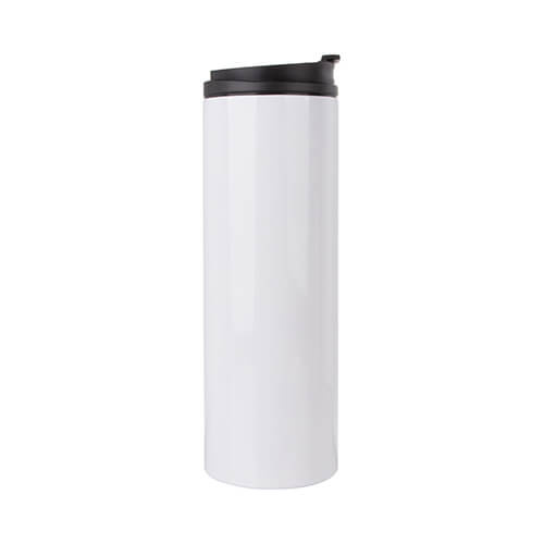 Borraccia in acciaio inossidabile da 500 ml per sublimazione - bianco