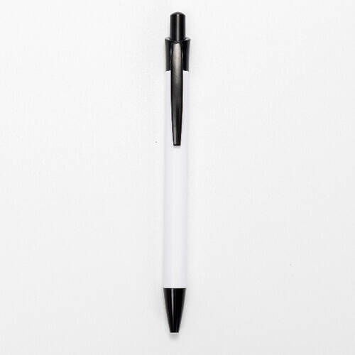 Penna a sfera a sublimazione - fusto bianco