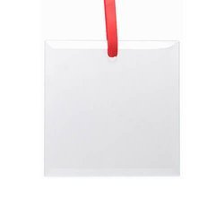 Ciondolo albero di Natale in vetro per sublimazione - piazza