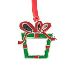 Ciondolo albero di Natale in metallo per sublimazione - regalo