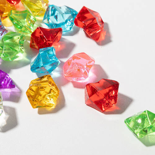 Cubetti di ghiaccio artificiale - colorato