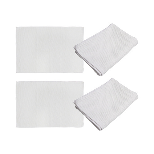 Set di 4 asciugamani da cucina 40 x 60 cm stampabili