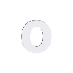Lettera decorativa da MDF per sublimazione 10 cm O