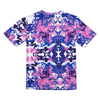 T-shirt Cotton-Like Bleached Bloom Blue per sublimazione