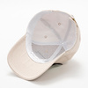 Cappello da baseball in cotone con patch rettangolare in velcro per sublimazione - kaki