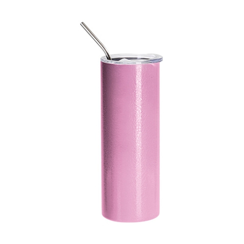 Tazza da 600 ml con effetto superficie screpolata per sublimazione - rosa