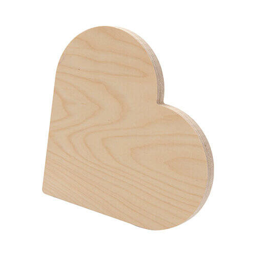 Cornice per foto - cuore in compensato per sublimazione - 20,3 x 20,3 cm