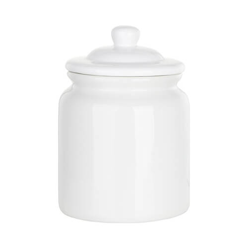 Contenitore in ceramica da 2400 ml con coperchio per sublimazione