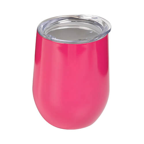 Tazza per vin brulè 360 ml per sublimazione - rosa rossa