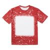 T-shirt Cotton-Like Bleached Starry Red per sublimazione