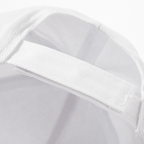 Cappello da baseball in cotone per DTF e trasferimento termico - bianco