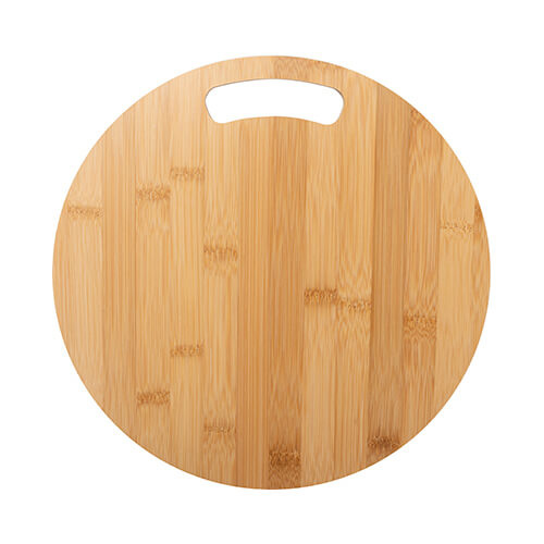 Tagliere in bambù per sublimazione - Ø 30 cm