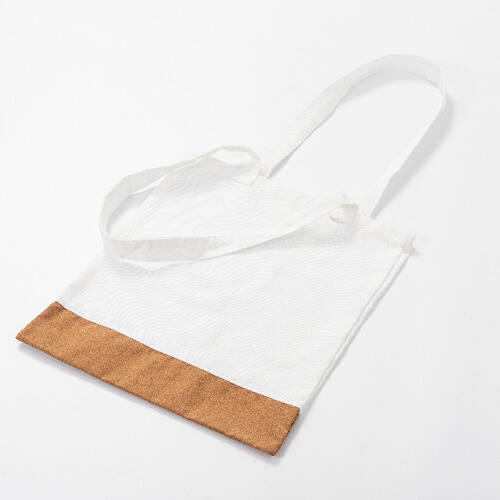 Borsa shopping 32 x 36 cm realizzata in tela e sughero per sublimazione