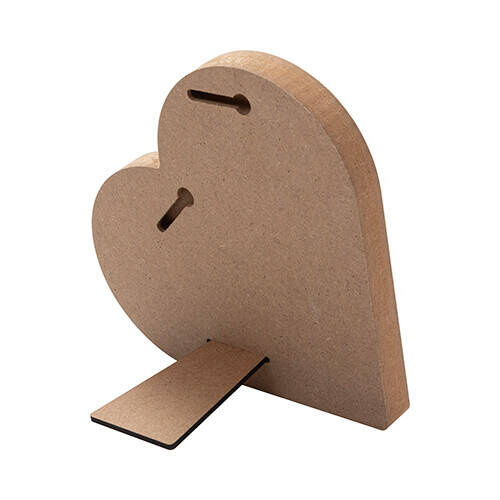 Cornice per foto - cuore in MDF per sublimazione - 20,3 x 20,3 cm