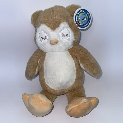 Gufo 25 cm per stampa sublimatica