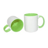 Tazza 330 ml FUNNY verde chiaro  Sublimazione Termostampa