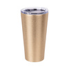 Bicchiere termico in acciaio inox da 480 ml per sublimazione - glitter oro