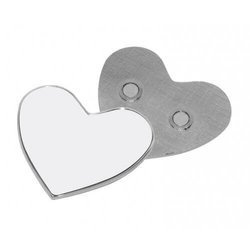 Magnete a cuore 5,4 x 4,8 cm - Stampa sublimatica a trasferimento termico