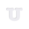 Lettera decorativa da MDF per sublimazione 10 cm U