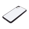 Custodia iPhone XR nero in gomma Sublimazione trasferimento termico