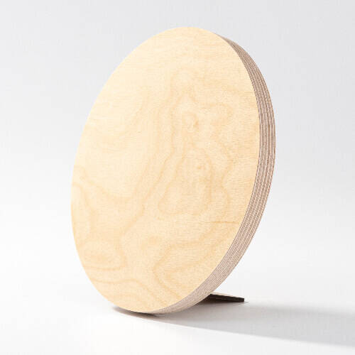 Cornice fotografica rotonda in compensato per sublimazione - Ø 20,3 cm