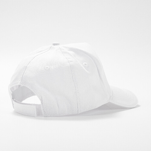 Cappello da baseball in cotone per DTF e trasferimento termico - bianco