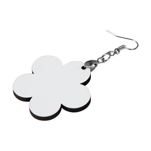 Orecchini in MDF per sublimazione - fiore