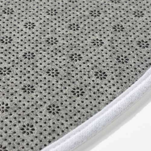 Zerbino rotondo a sublimazione in flanella