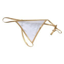 Perizoma da donna per sublimazione con bordo oro