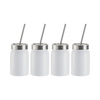 Set di 4 tazze Mason Tumbler da 500 ml in metallo da stampare
