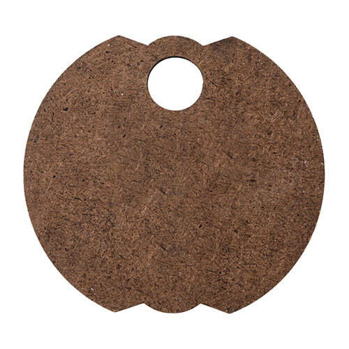 Targhetta con nome in fibra di legno per tazza 480 / 600 / 540 / 750 ml per sublimazione - bocciolo