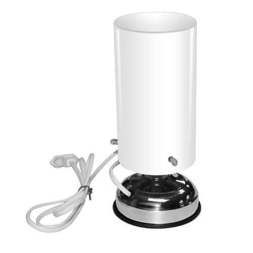 Lampada da comodino a forma cilindrica con paralume in vetro grande effetto Trasferimento termico a sublimazione
