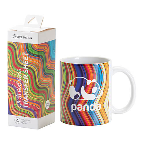 Foglio trasferibile Color Waves 30,5 x 11,4 cm - 4 pz.