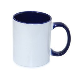 Tazza FUNNY blu scuro JS Coating 330 ml Sublimazione Termostampa