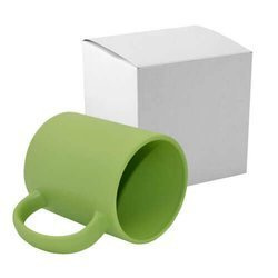 Tazza Full Color verde, opaco con la scatola Sublimazione Termostampa