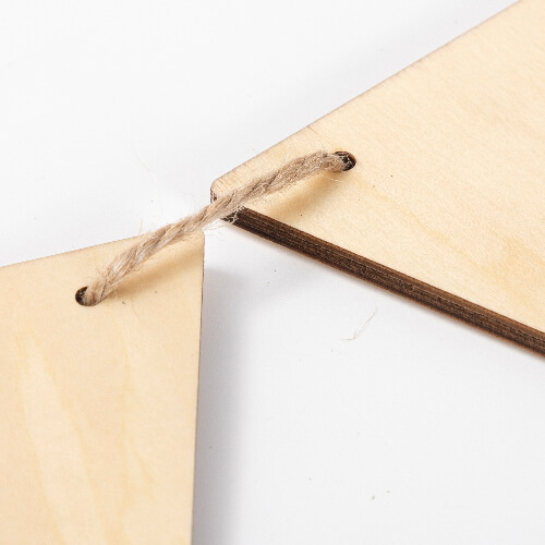 Decorazione murale in compensato per sublimazione - 8 triangoli