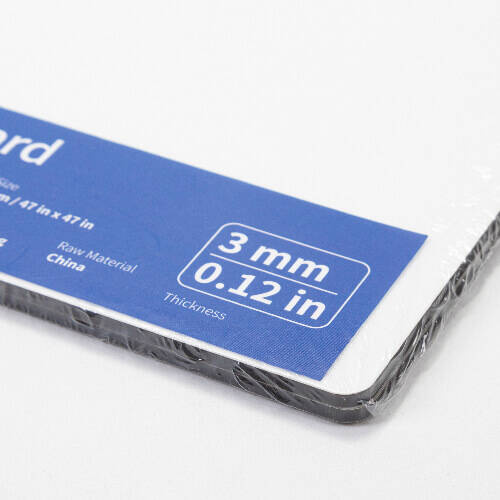 Pannello in fibra per sublimazione 20 x 20 x 0,6 cm - 2 pz. - dorso marrone chiaro