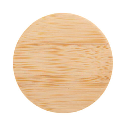 Apribottiglie rotondo in bambù ∅ 6 cm per sublimazione
