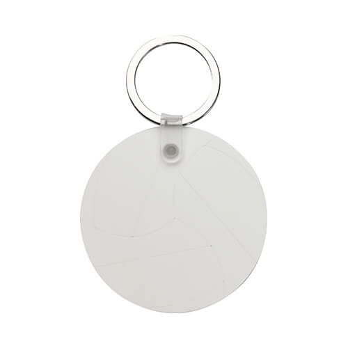 Portachiavi in plastica per sublimazione - palla da pallavolo Ø 5 cm