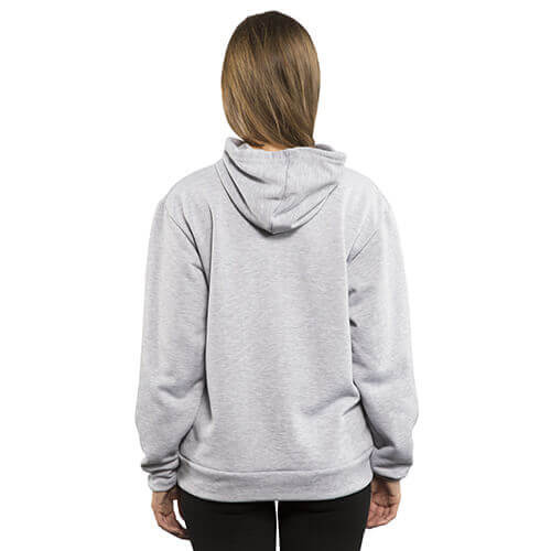 Felpa grigia con cappuccio Vapor per sublimazione