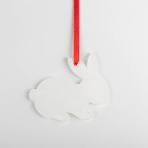 Ciondolo acrilico per sublimazione - Coniglietto