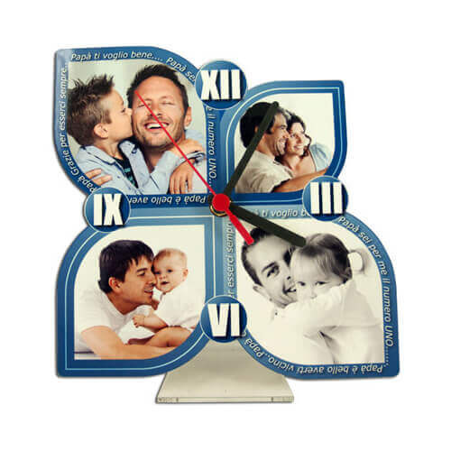 Orologio da terra in MDF - rosetta - Trasferimento termico a sublimazione