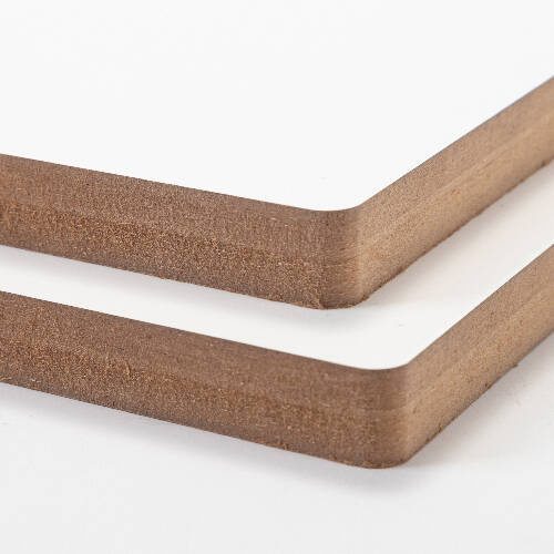 Pannello in fibra per sublimazione 20 x 20 x 1,5 cm - 2 pezzi. - dorso marrone chiaro