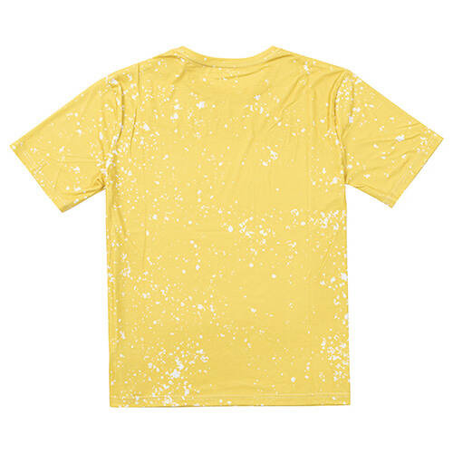 T-shirt Cotton-Like Bleached Starry Yellow per sublimazione