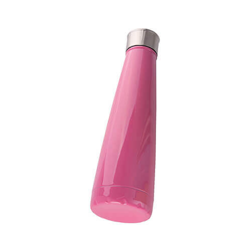 Borraccia piramide per bevande 420 ml - rosa - Stampa sublimatica a trasferimento termico