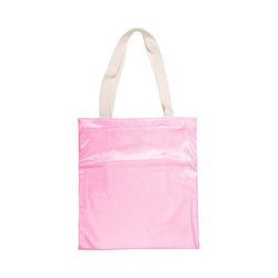 Sacchetto glitter 34 x 37 cm per sublimazione - rosa